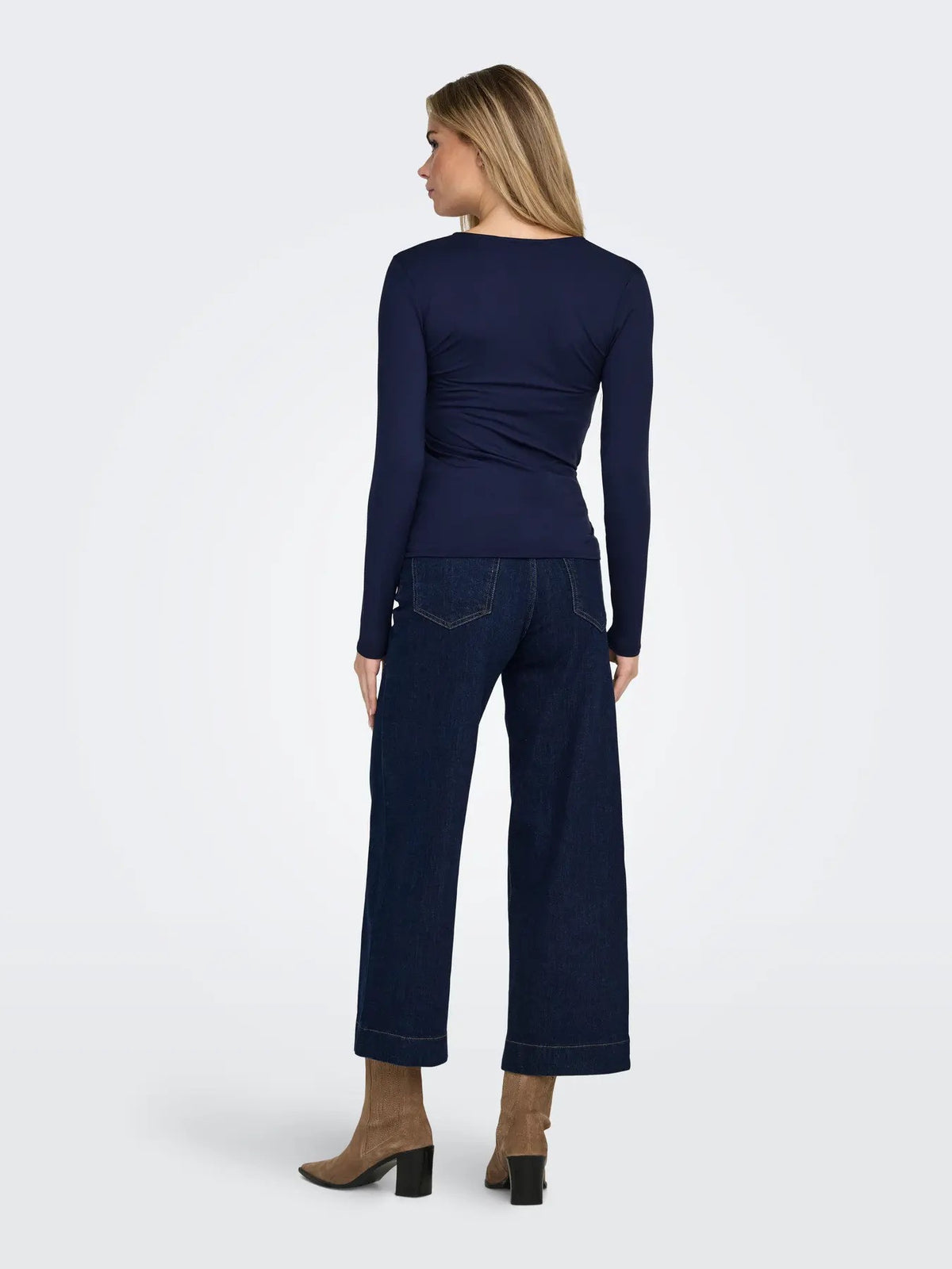 T-shirt Only couleur bleu — vue 2