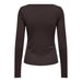 T-shirt Only couleur marron — vue 2