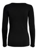 T-shirt Only couleur noir — vue 2