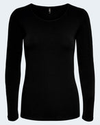 T-shirt Only couleur noir — vue 5