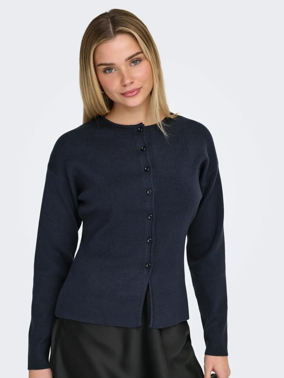 Cardigan Only couleur bleu — vue 3