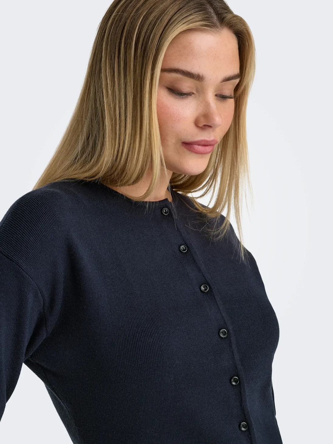 Cardigan Only couleur bleu — vue 4