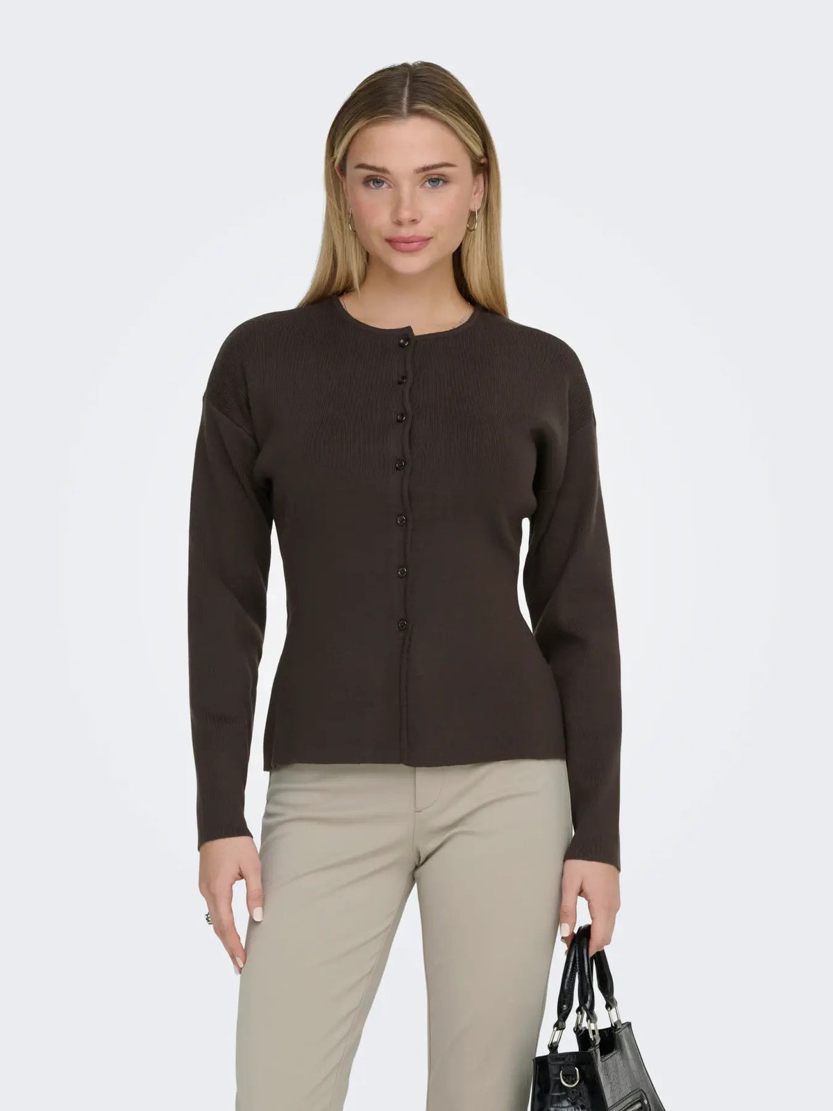 Cardigan Only couleur marron