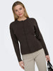 Cardigan Only couleur marron — vue 3