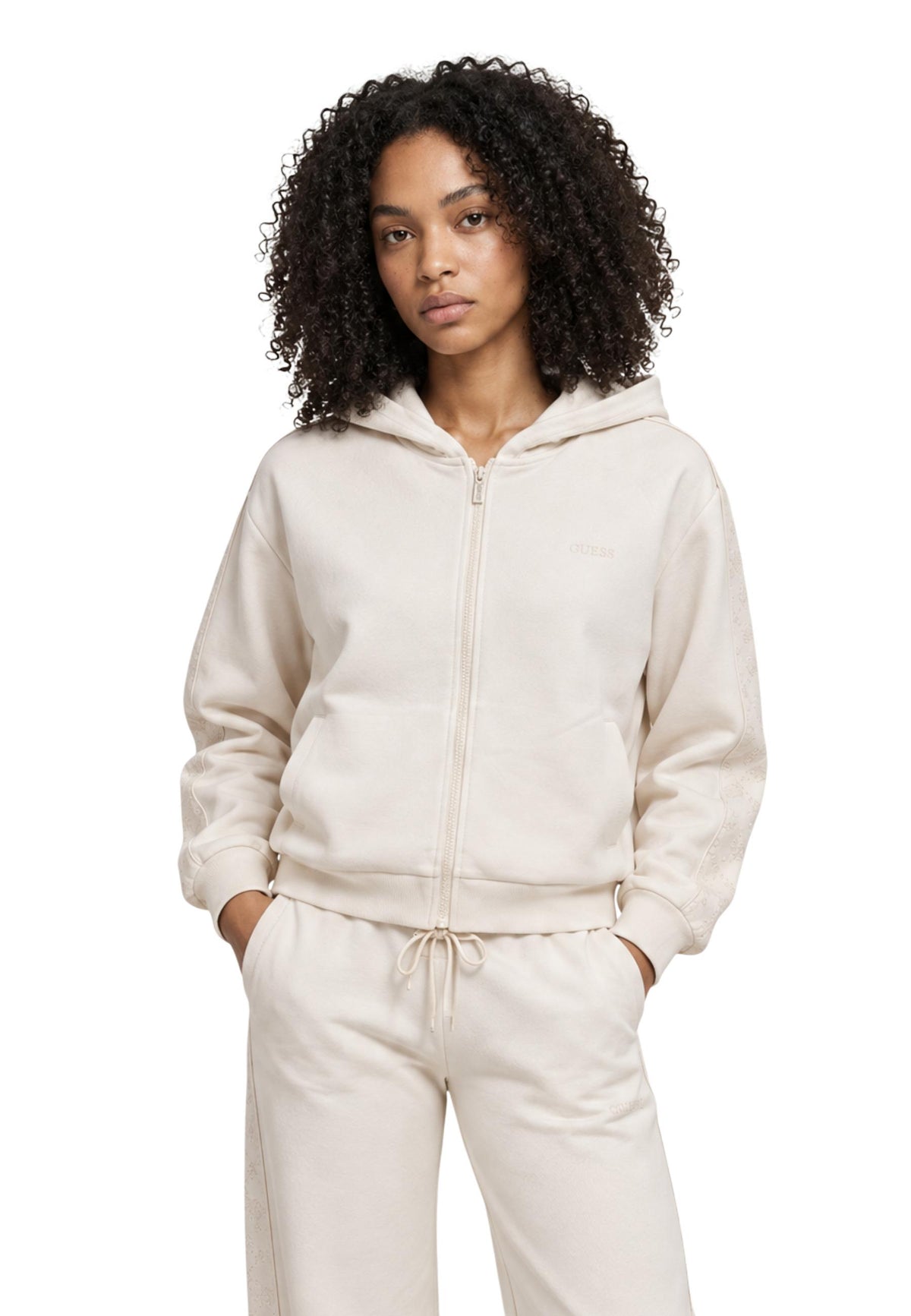 Sweat Guess couleur beige