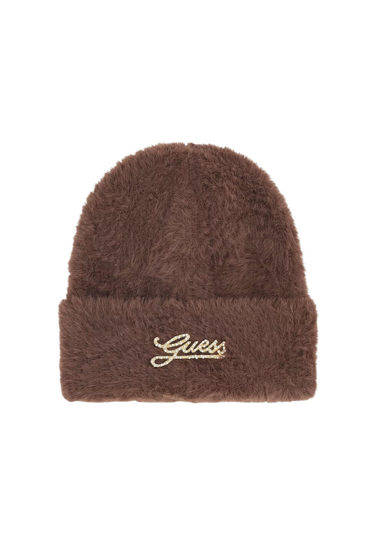 Chapeau Guess couleur marron