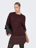 Pull Only couleur bordeaux