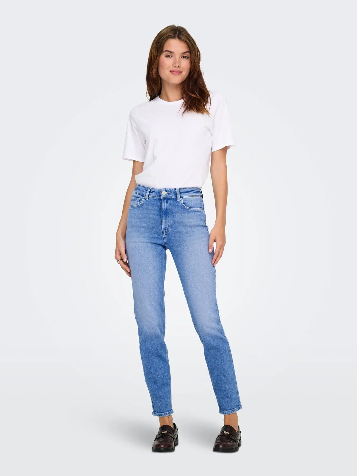 Jean Only couleur bleu azur — vue 5