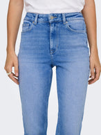 Jean Only couleur bleu azur — vue 6