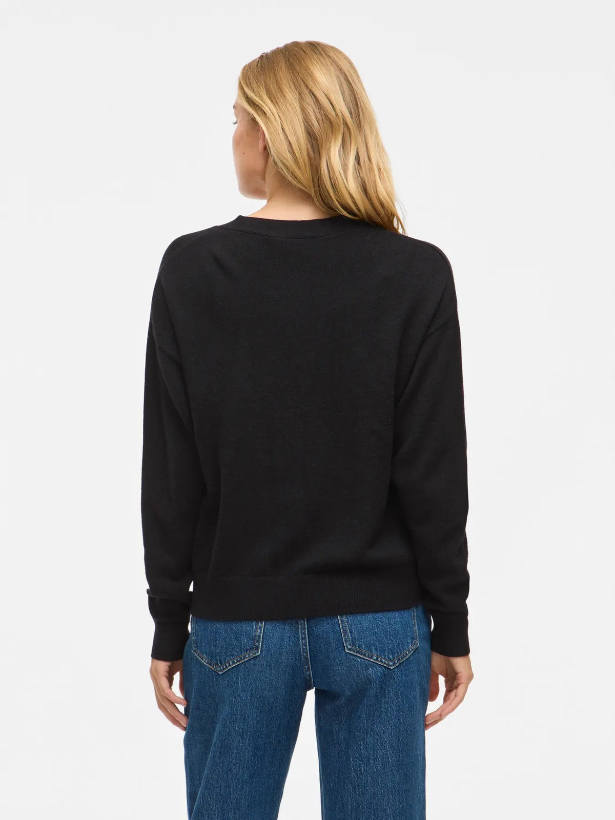 Cardigan Vila Clothes couleur noir — vue 2