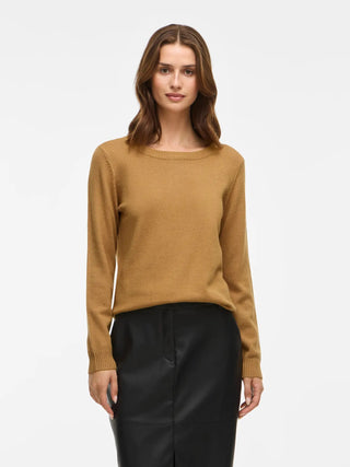 Pull Vila Clothes couleur moutarde