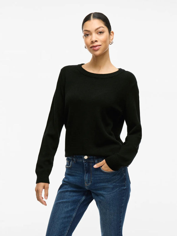 Pull Vila Clothes couleur noir