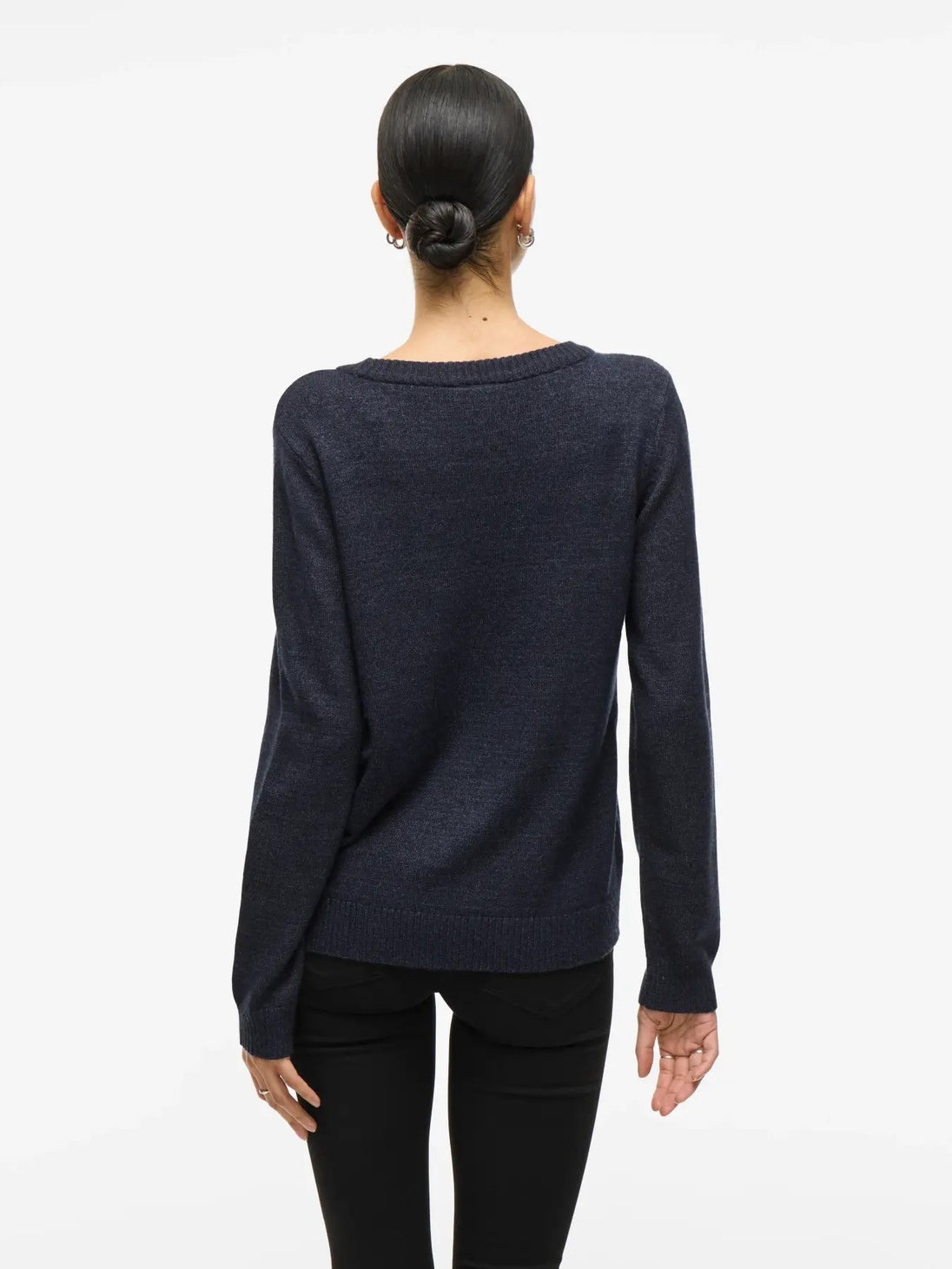 Pull Vila Clothes couleur bleu — vue 2