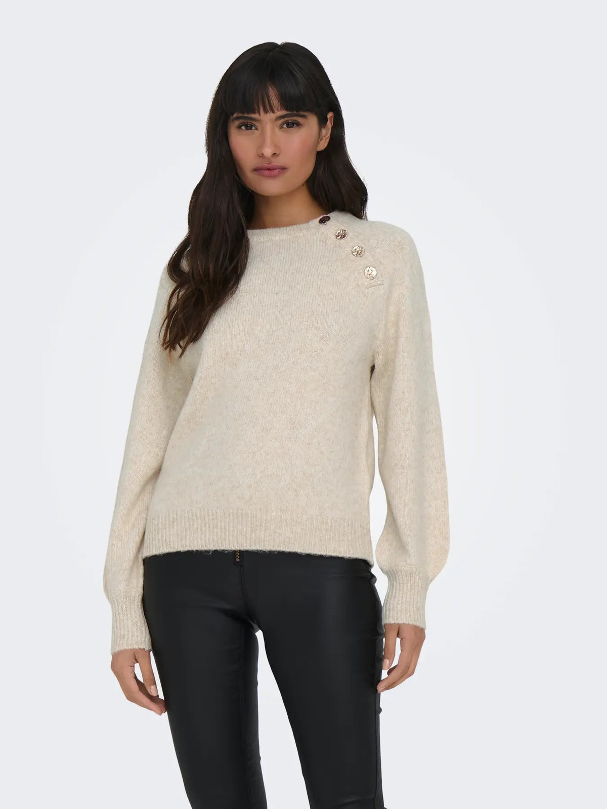Pull Only couleur beige