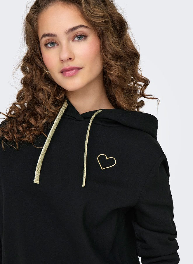 Sweat Only couleur noir — vue 3