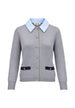 Cardigan Morgan De Toi couleur gris — vue 2