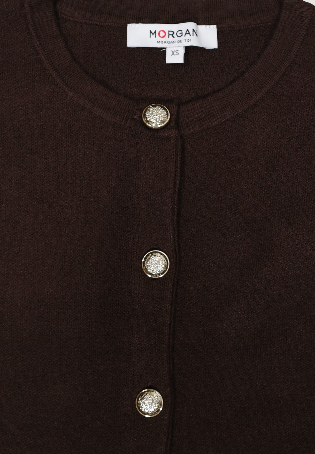 Cardigan Morgan De Toi couleur marron — vue 5