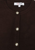 Cardigan Morgan De Toi couleur marron — vue 5
