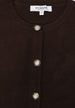 Cardigan Morgan De Toi couleur marron — vue 5