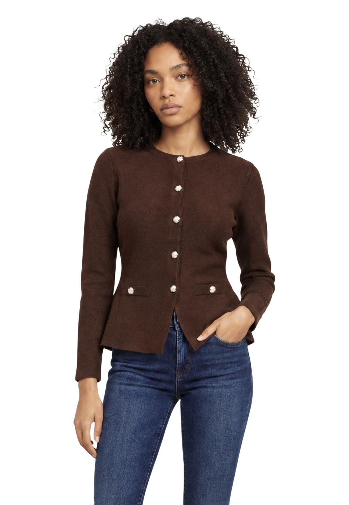 Cardigan Morgan De Toi couleur marron