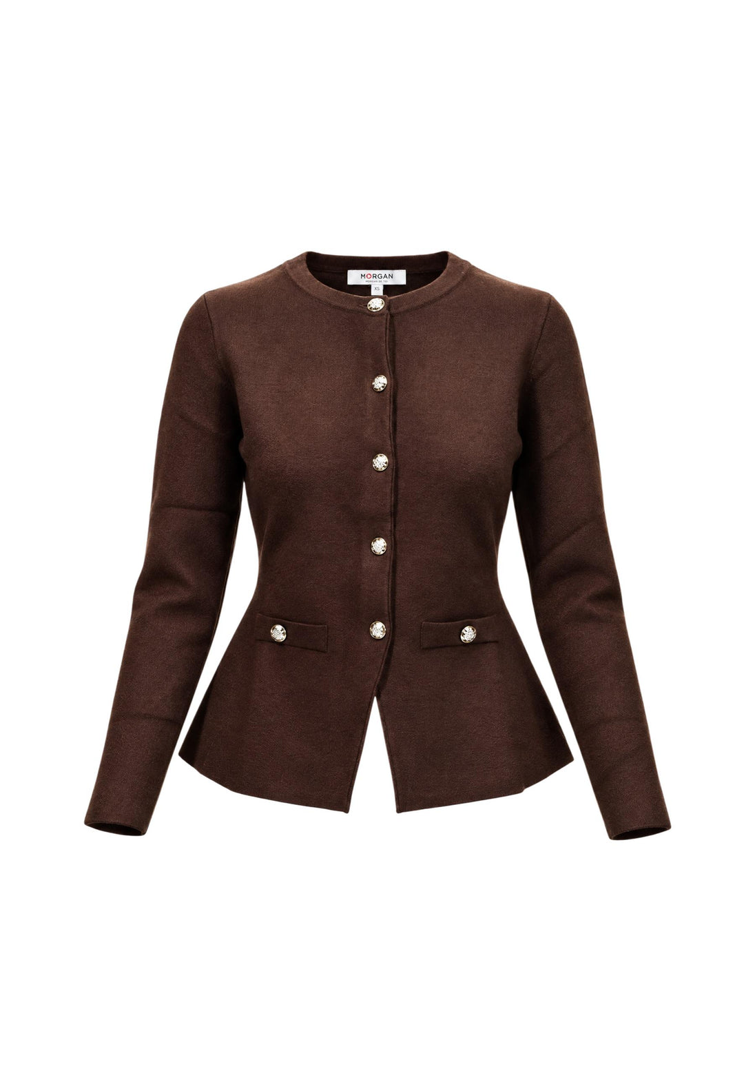 Cardigan Morgan De Toi couleur marron — vue 2