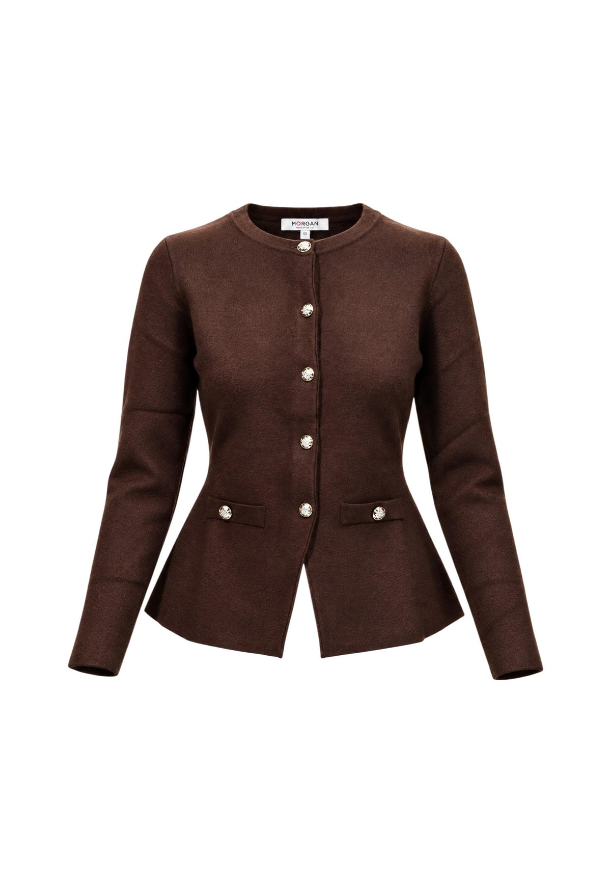 Cardigan Morgan De Toi couleur marron — vue 2