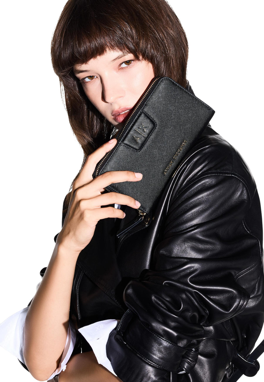 Portefeuille Armani Exchange couleur noir — vue 2