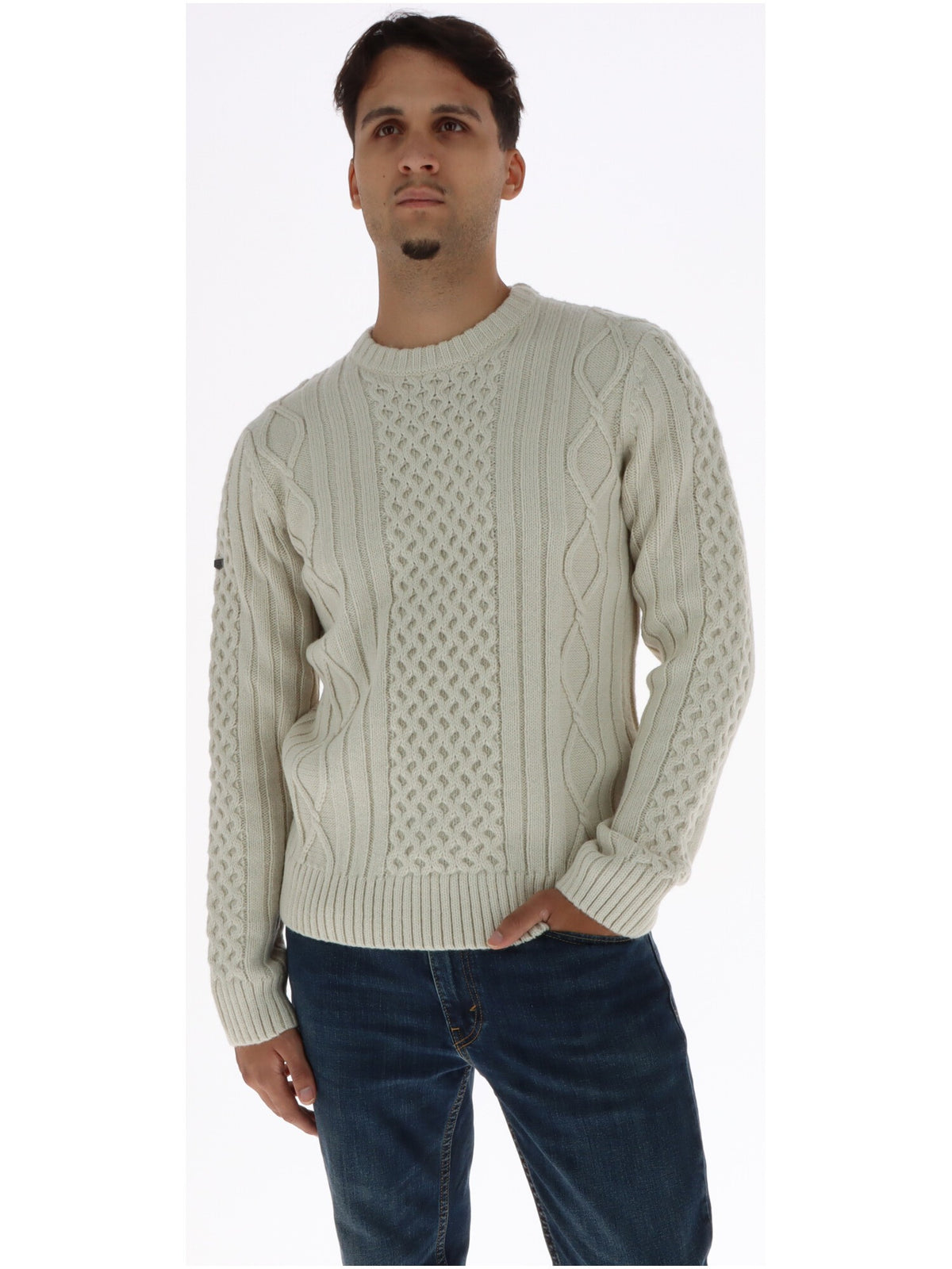 Pull Superdry couleur beige