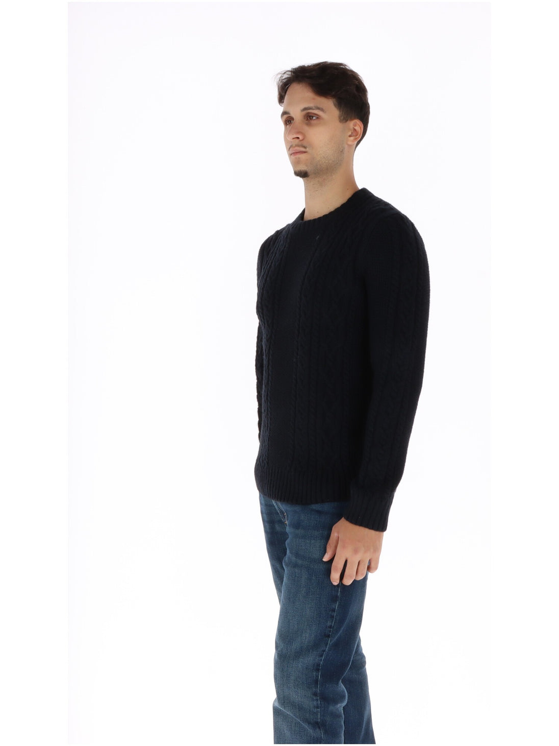 Pull Superdry couleur bleu — vue 3