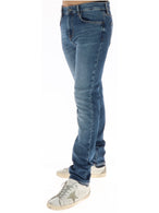 Jean Superdry couleur bleu — vue 3