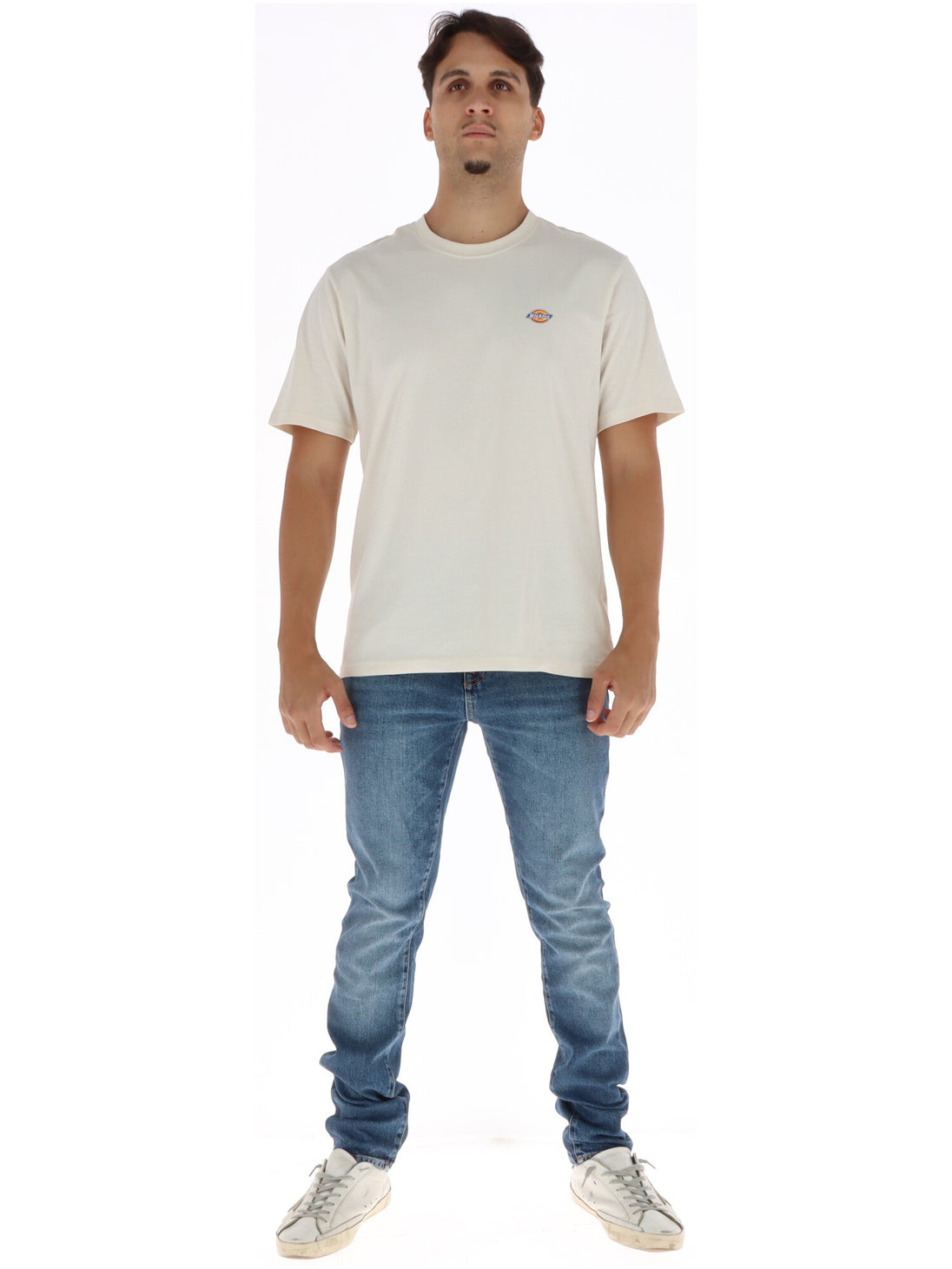 Jean Superdry couleur bleu — vue 4