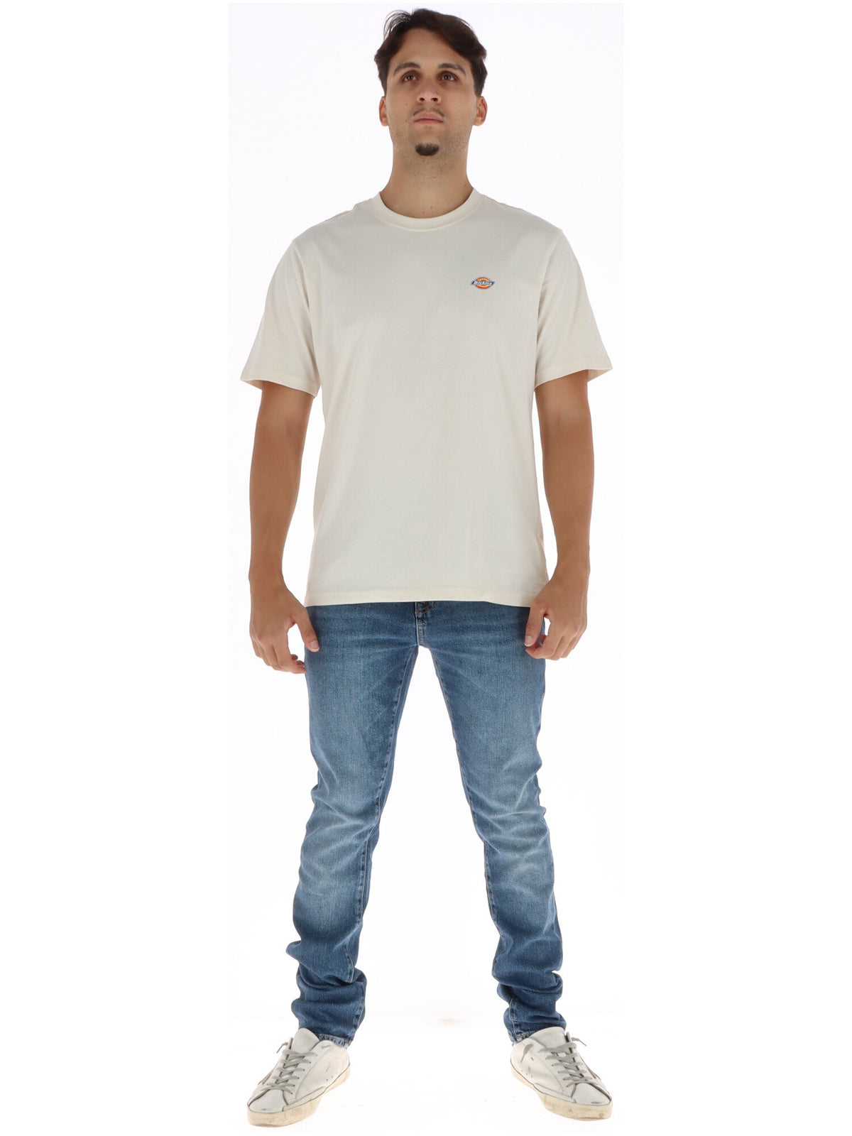 Jean Superdry couleur bleu — vue 4