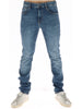 Jean Superdry couleur bleu