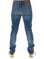 Jean Superdry couleur bleu — vue 2