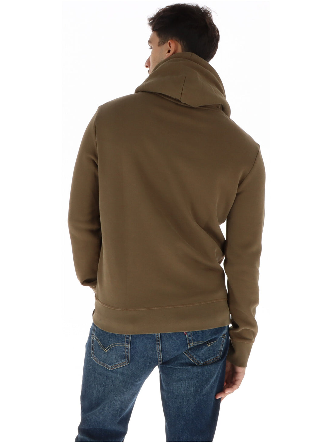 Sweat Superdry couleur marron — vue 2
