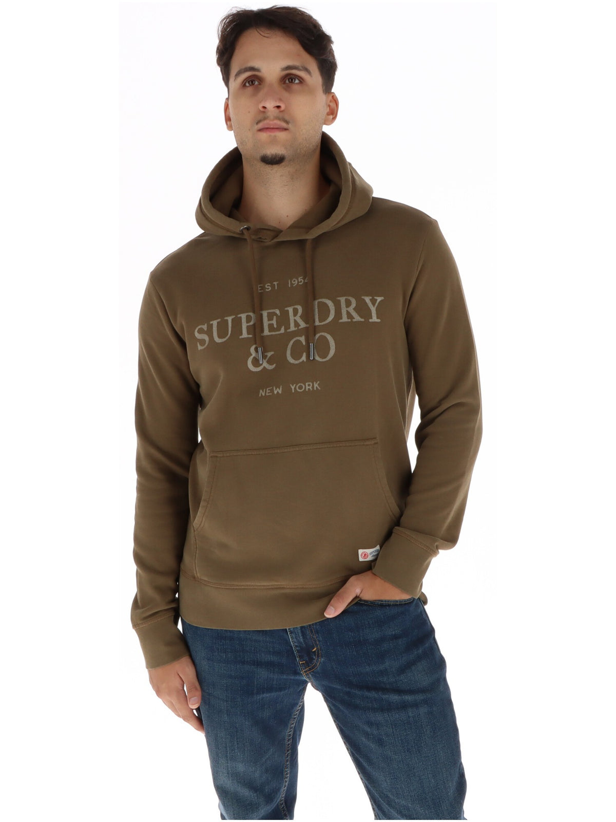 Sweat Superdry couleur marron