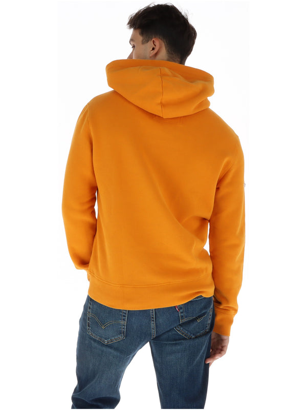 Sweat Superdry couleur orange — vue 2