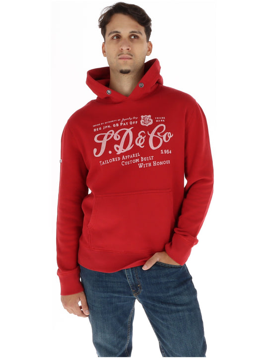 Sweat Superdry couleur rouge