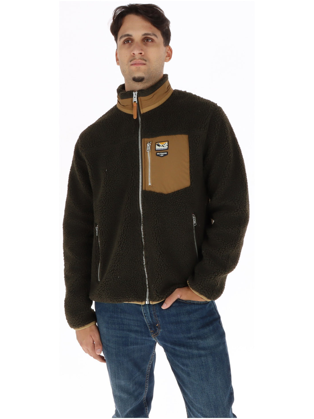 Veste Superdry couleur marron