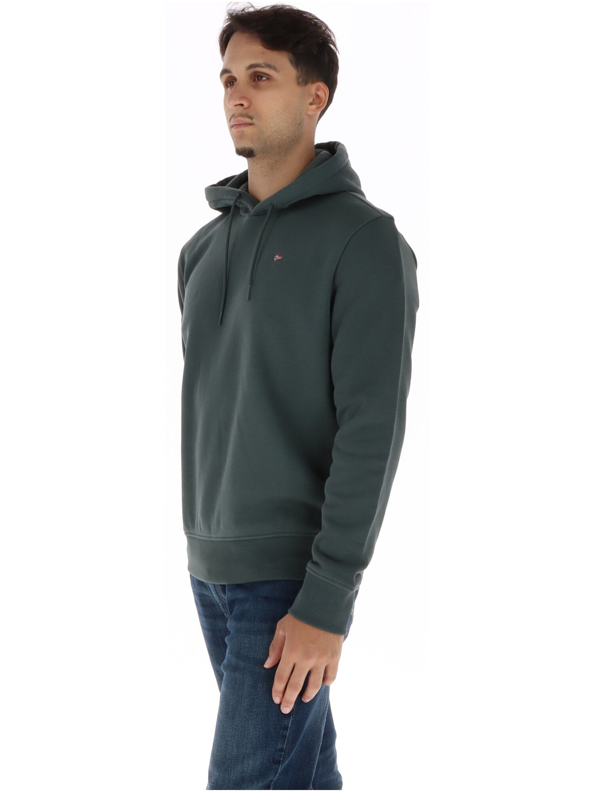 Sweat Napapijri couleur vert — vue 3
