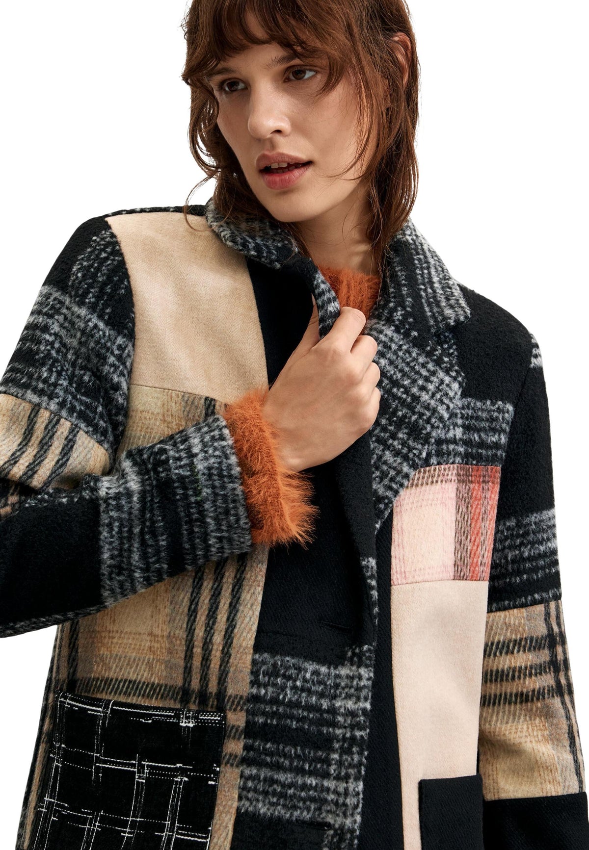 Manteau Desigual couleur noir — vue 4