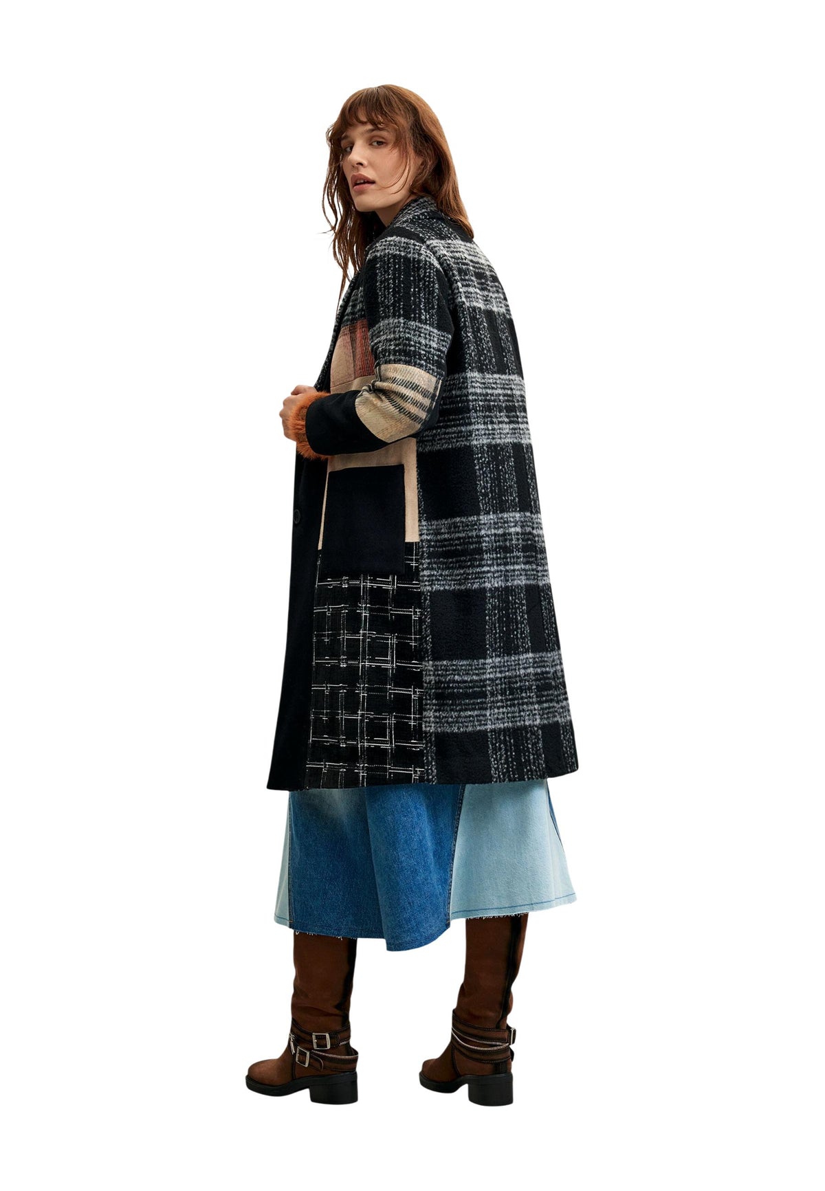 Manteau Desigual couleur noir — vue 2