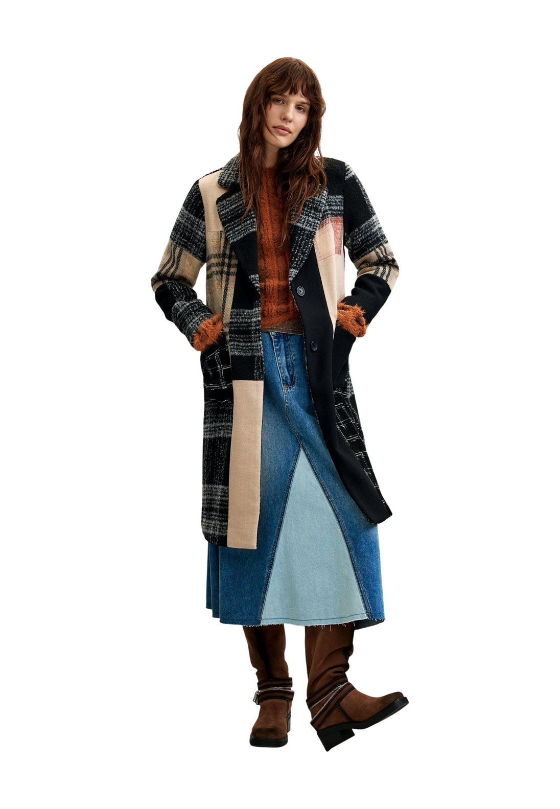 Manteau Desigual couleur noir — vue 5