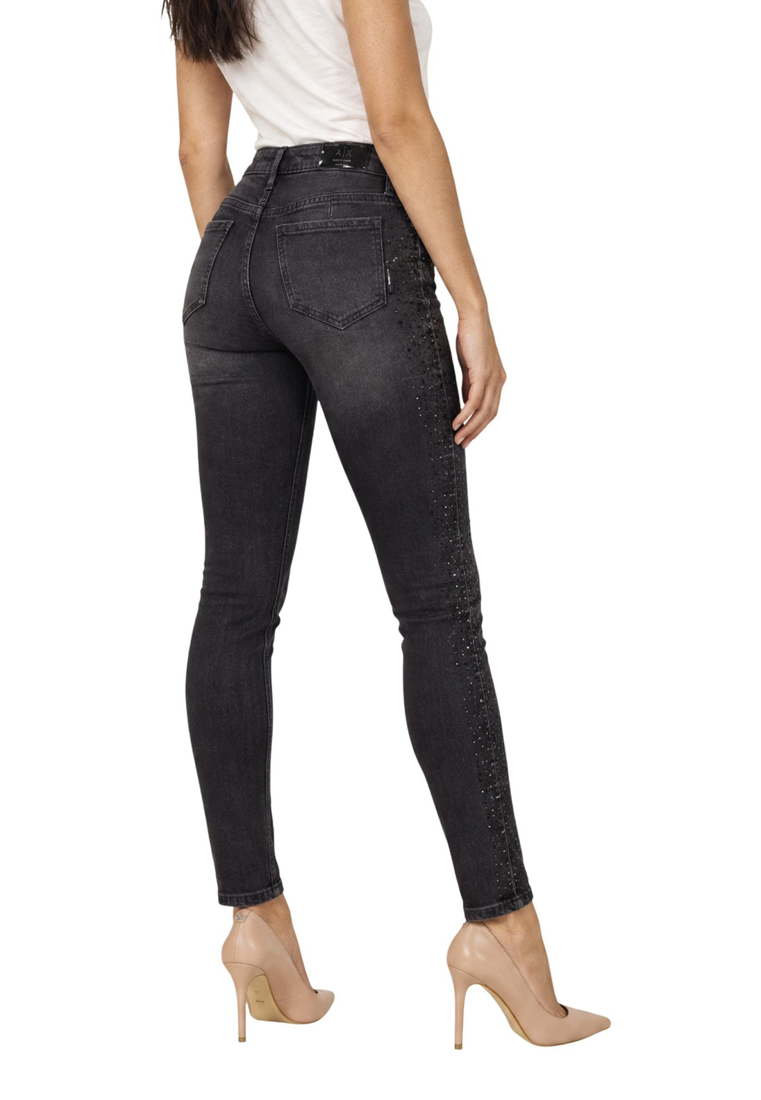 Pantalon Armani Exchange couleur noir — vue 3
