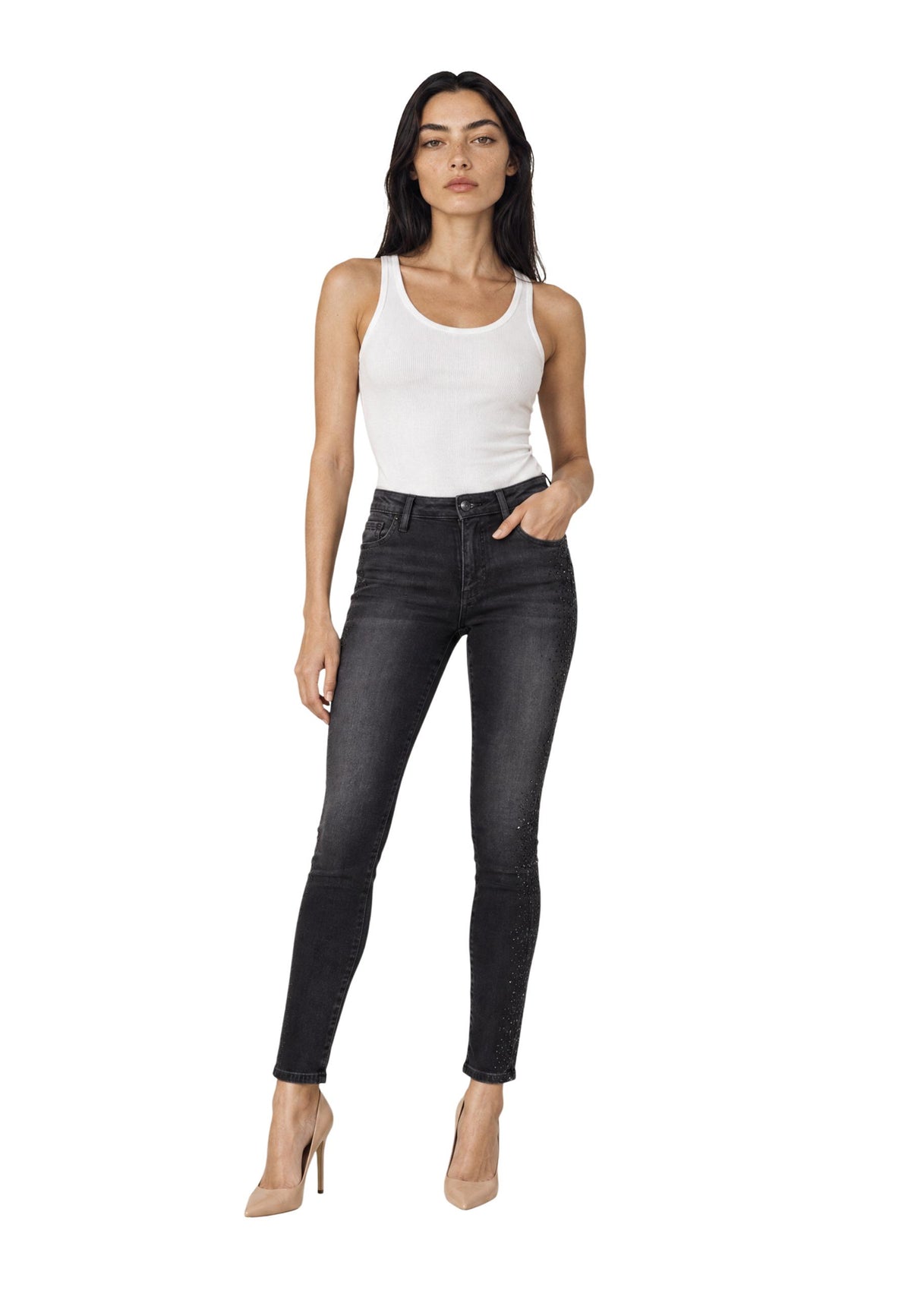 Pantalon Armani Exchange couleur noir — vue 4
