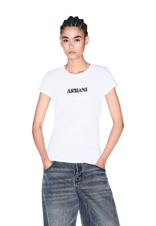 T-shirt Armani Exchange couleur blanc