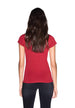 T-shirt Armani Exchange couleur rouge — vue 5