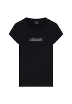 T-shirt Armani Exchange couleur noir — vue 2
