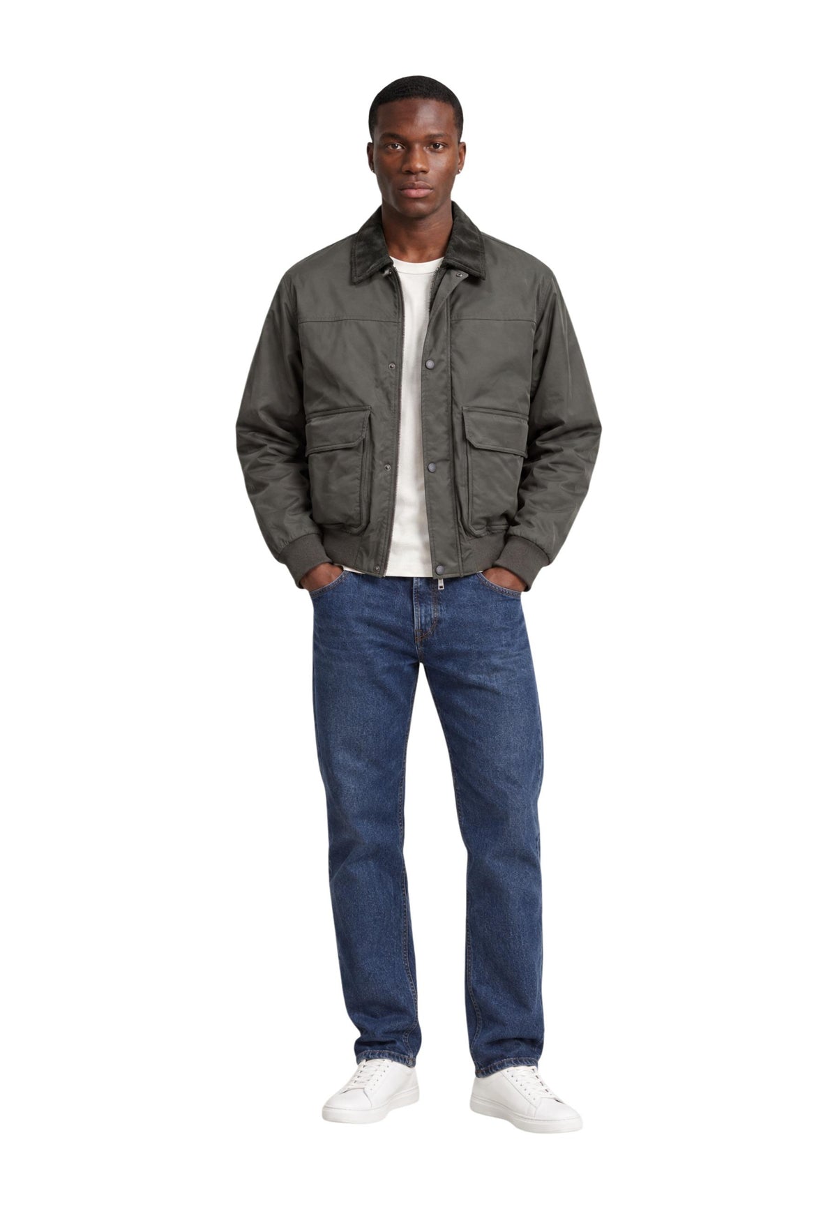 Veste Armani Exchange couleur vert — vue 2
