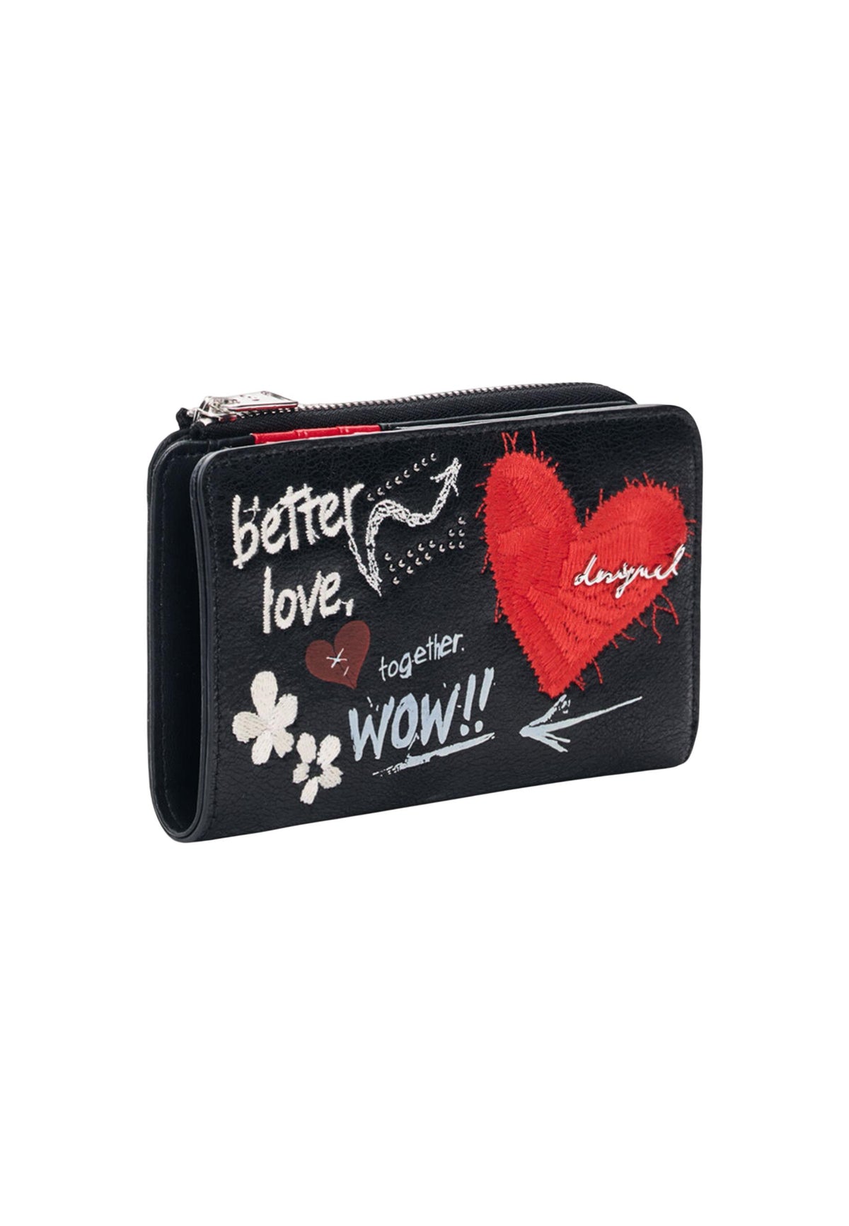 Portefeuille Desigual couleur noir — vue 2